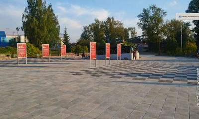 В Переславле-Залесском вандалы расстреляли портреты героев Великой Отечественной войны