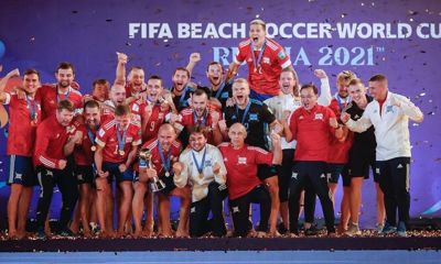 Ярославец Борис Никоноров в составе сборной России стал чемпионом мира по пляжному футболу и стал лучшим бомбардиром сборной