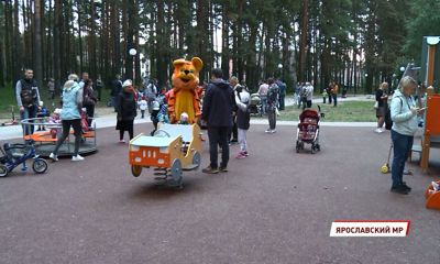 В Ярославском районе в «Красном Бору» появился парк с детской площадкой и зоной отдыха