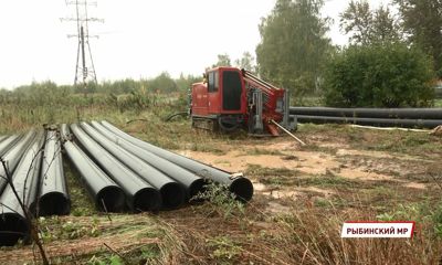 В Рыбинском районе завершается строительство Дюдьковского коллектора