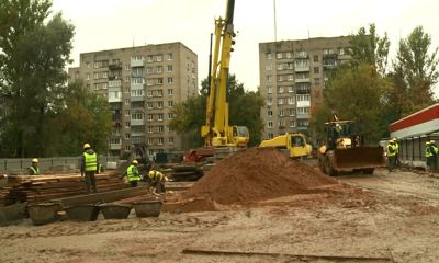 В Ярославле на проспекте Дзержинского продолжаются работы над новостройкой для жителей аварийного фонда