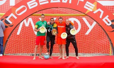 Ярославец Борис Никоноров стал лучшим бомбардиром и серебряным призёром Кубка России по пляжному футболу 2021