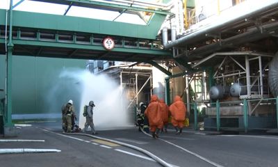 В Ярославле состоялись межведомственных учения, связанные с химическими выбросами на заводе