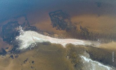 Затопленный город восстал из воды: очертания Мологи показались на поверхности Рыбинского водохранилища Ярославской области