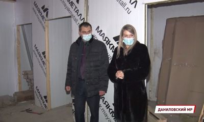 В Даниловском районе Ярославской области заканчивается возведение двух ФАПов