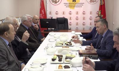 Врио губернатора Михаил Евраев пообщался с главами ветеранских организаций Ярославской области