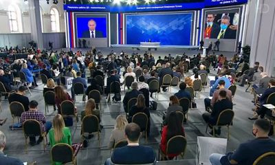 На ежегодной пресс-конференции Путина подняли вопрос о регулировании интернета