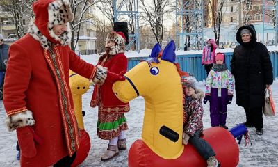 В Дзержинском районе Ярославля состоялся богатырский турнир