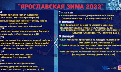 Не сидим дома: ярославцам рассказали о спортивных мероприятиях на свежем воздухе