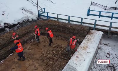 В Рыбинске продолжится берегоукрепление Волги