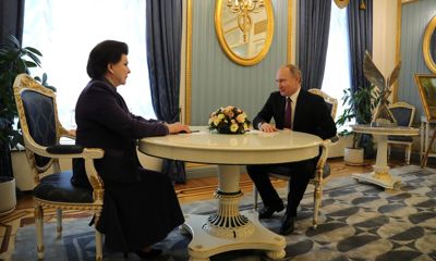 Владимир Путин наградил Валентину Терешкову орденом «За заслуги перед Отечеством» IV степени