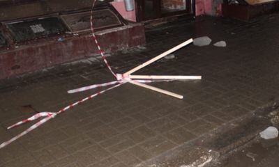 В центре Ярославля на студента упала ледяная глыба