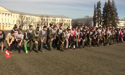 В Ярославле состоялась молодежная легкоатлетическая эстафета «Крымская весна»
