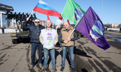 В Ярославле прошел автопробег, посвященный воссоединению Крыма с Россией