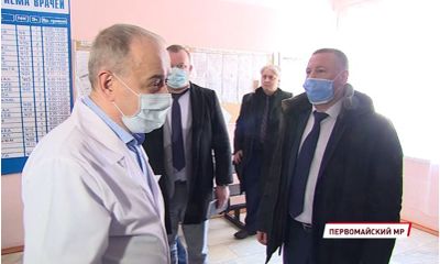 Глава региона Михаил Евраев с рабочим визитом посетил Первомайский район