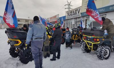 Ярославский квадроциклисты открыли сезон акцией в поддержку российских военных. Репортаж