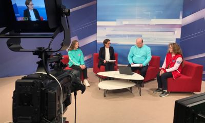 Директор департамента образования Ярославской области Ирина Лобода провела открытый стрим-урок из студии «Первого Ярославского»