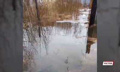 Ушла под воду: в Ростове затопило 2-ю Железнодорожную улицу