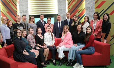 Врио губернатора Михаил Евраев побывал в гостях у телеканала «Первый Ярославский»