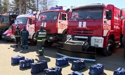 Объявлен пожароопасный период: готовность спасателей оценил глава региона Михаил Евраев