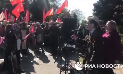 В Херсоне впервые прошел «Бессмертный полк» после освобождения