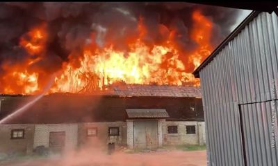 В Переславле-Залесском произошел крупный пожар