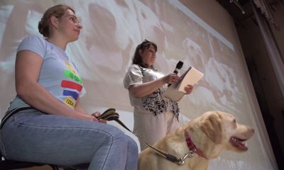 В Ярославле прошел областной конкурс для собак-поводырей «Мы с хозяином вдвоем»