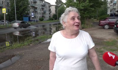 Утренний потоп в Брагине стал главной темой интернет-контента