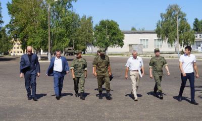 Временно исполняющий обязанности губернатора Ярославской области навестил ярославских добровольцев, проходящих обучение для участия в специальной военной операции