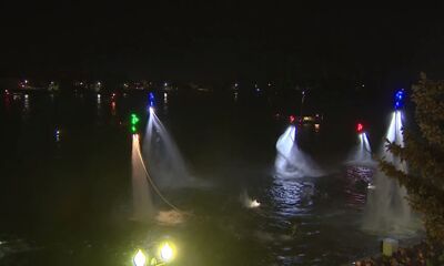 В завершении дня города ярославцы наслаждались праздничным шоу на Волге. Видео