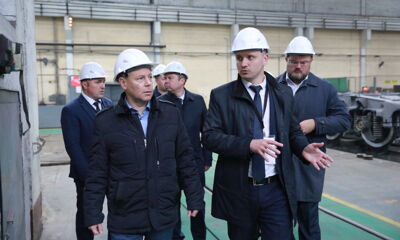 Михаил Евраев посетил Ярославский электровозоремонтный завод