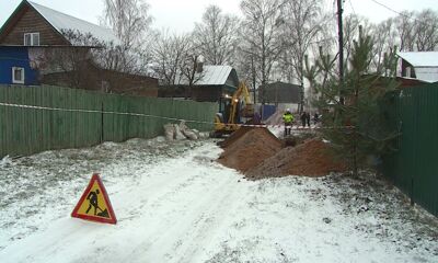 Частный сектор Перекопа сегодня раскопала техника