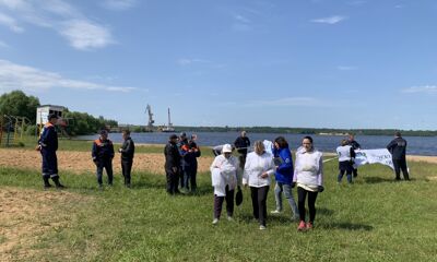 Берега Угличского водохранилища очистили от мусора