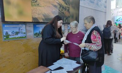 Гости выставки «Россия» посетили «Урок в древнерусской школе» на стенде Ярославской области