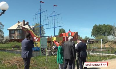 Губернаторский контроль проверил объекты благоустройства в Брейтовском районе