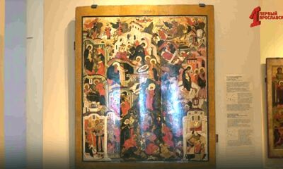 История вещей: икона Рождество Христово