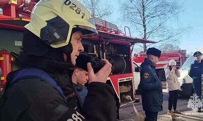 В Переславле-Залесском в центральной районной больнице прошли учения спасателей