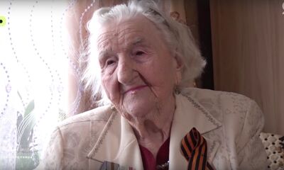 «ЯПервый» побывал в гостях у 100-летней героини «Женского лица Победы»