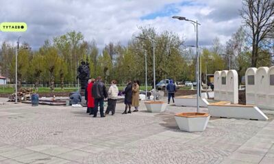 Партийный десант «Единой России» проверил благоустройство в тутаевском «Сквере афганцев»