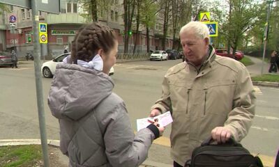 Ярославские школьники приняли участие в необычной акции и порадовали водителей