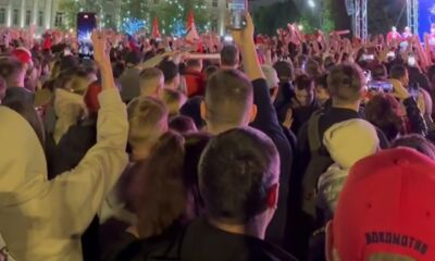 Как болельщики встретили победу «Локомотива» в Ярославле