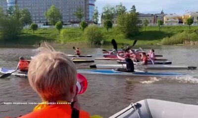 В Ярославле прошли первые в сезоне соревнования по гребле на байдарках