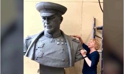 Стало известно, как будет выглядеть монумент маршалу Жукову на обновлённой площади в Рыбинске