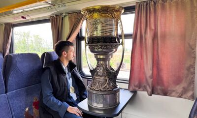 Кубок Гагарина отправился в Татарстан вместе с нападающим Артуром Каюмовым