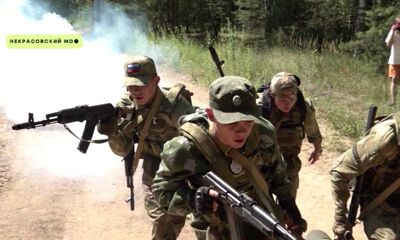 Ветеран битвы за Бахмут тренирует ярославских юнармейцев на полигоне в Песочном