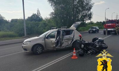 В ДТП в Рыбинске пострадали два человека