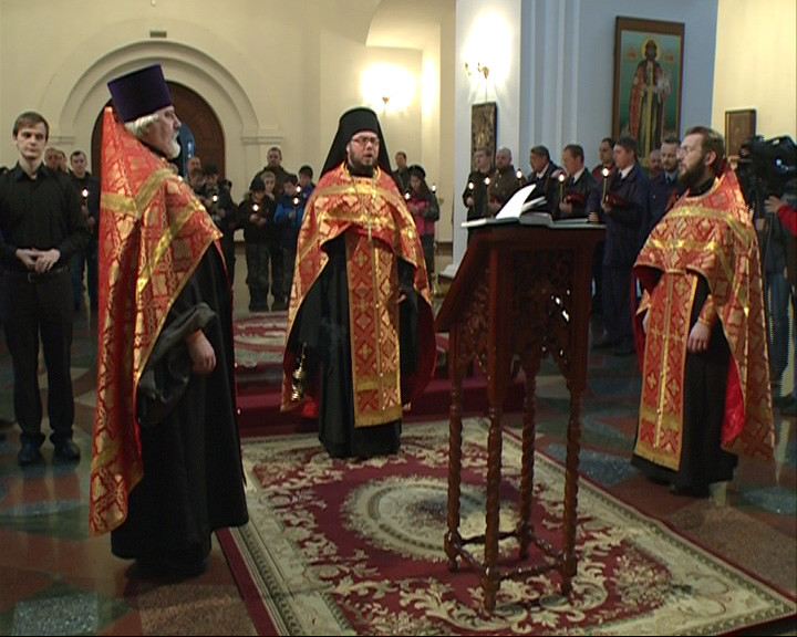 Состоялся молебен о мире на Украине