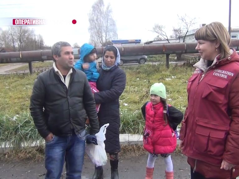 Сотрудники УФМС задержали многодетную семью из Таджикистана