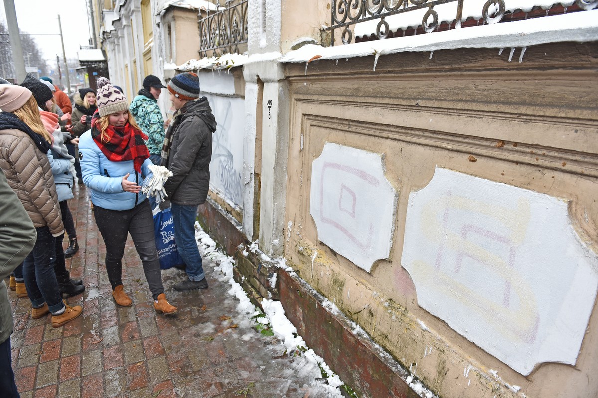 В зоне ЮНЕСКО стены зданий очистят от граффити