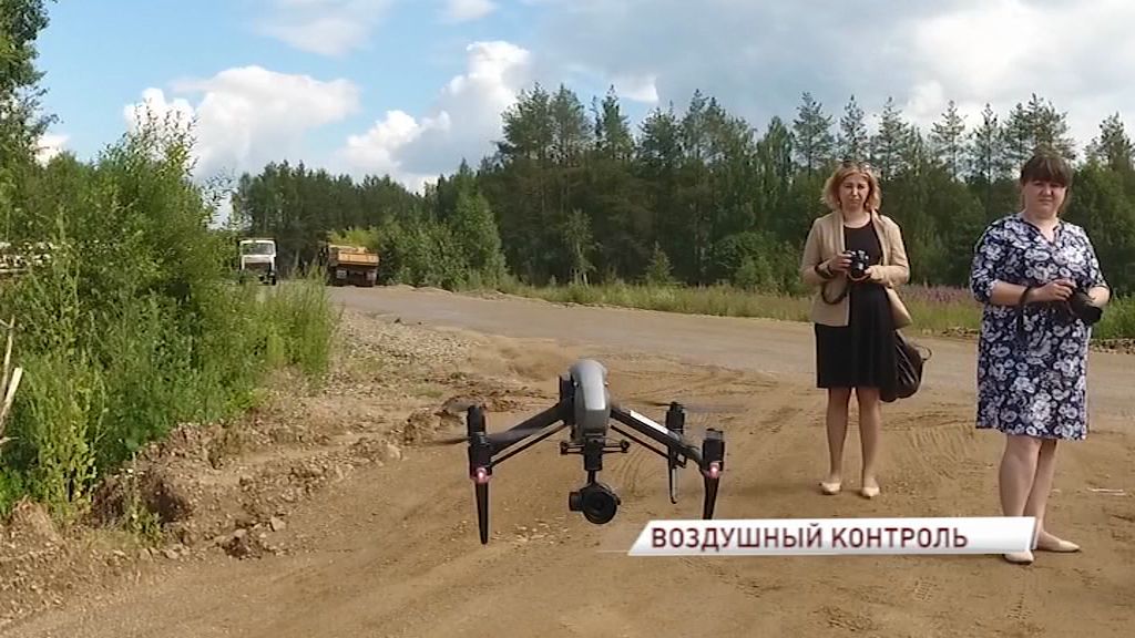 Власти начали контроль использования сырьевой базы области с квадрокоптера: результаты